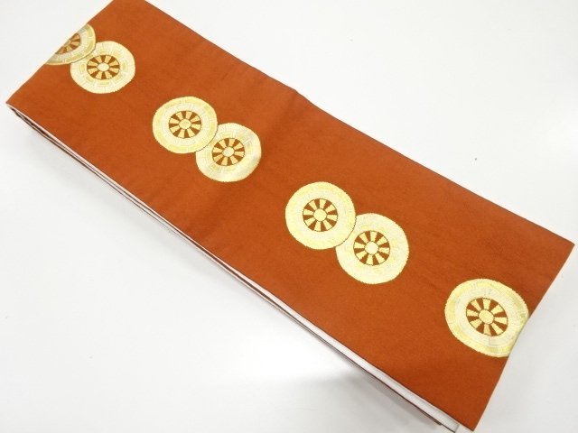 JAPANESE KIMONO / HANHABA OBI FOR DANCE / YOSHIWARA CHAINE & GENJI CART